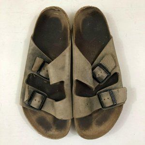 Birkenstock Arizona Sandals Tan Straps Men's 10